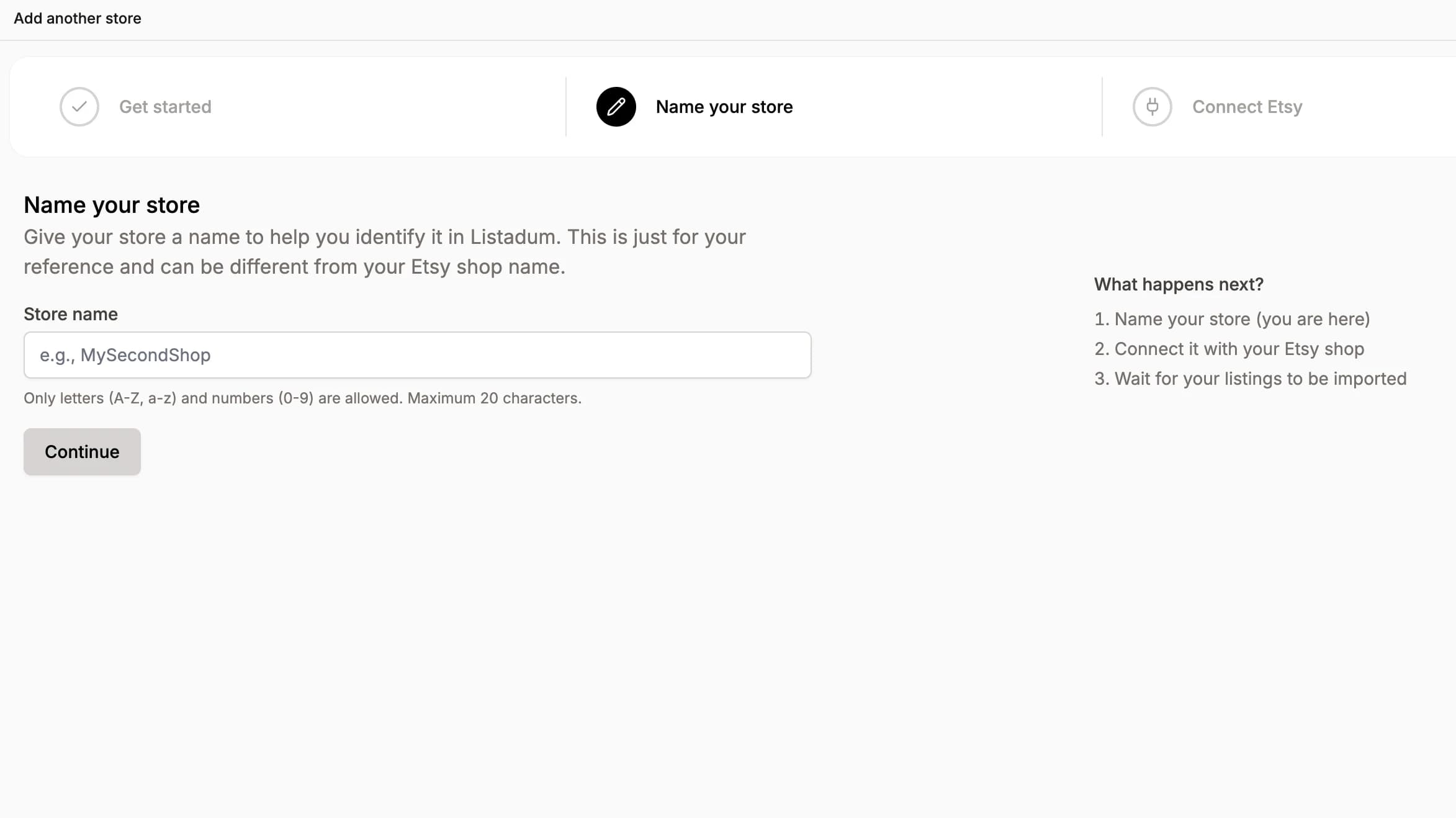 Gestiona varias tiendas de Etsy desde un solo lugar