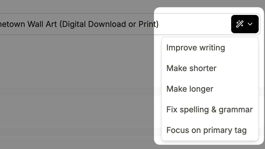 Write good quality titles using AI